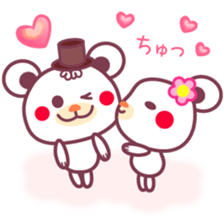 LOVE LOVE! I like you2 -Chocolate bear- sticker #5774565