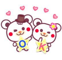 LOVE LOVE! I like you2 -Chocolate bear- sticker #5774583