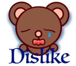 Bear chocolate-Expression sticker #5774639