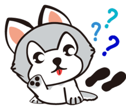 HUKI (Husky dog) sticker #5774884