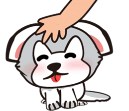 HUKI (Husky dog) sticker #5774887