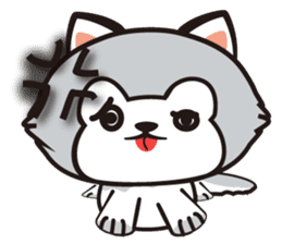HUKI (Husky dog) sticker #5774902