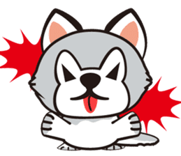 HUKI (Husky dog) sticker #5774908