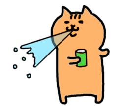 Kawaii! Speaking cat in Osaka,Japan 2 sticker #5775649