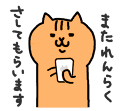 Kawaii! Speaking cat in Osaka,Japan 2 sticker #5775664