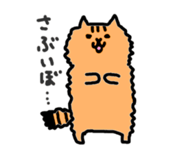 Kawaii! Speaking cat in Osaka,Japan 2 sticker #5775671