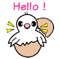 A funny java sparrow.