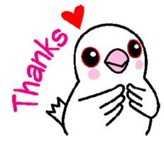 A funny java sparrow. sticker #5775687