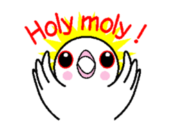 A funny java sparrow. sticker #5775689