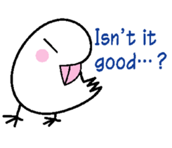 A funny java sparrow. sticker #5775690