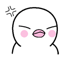 A funny java sparrow. sticker #5775692