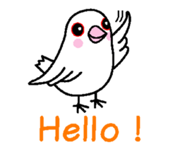 A funny java sparrow. sticker #5775696