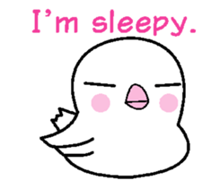 A funny java sparrow. sticker #5775702