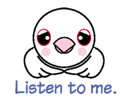 A funny java sparrow. sticker #5775714