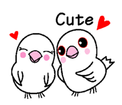 A funny java sparrow. sticker #5775716