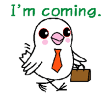 A funny java sparrow. sticker #5775722