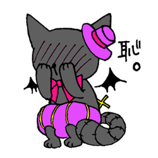 gothic.cat.rabbit sticker #5775812