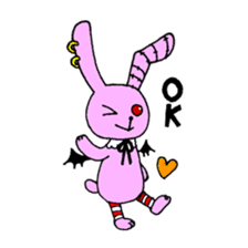 gothic.cat.rabbit sticker #5775830