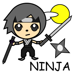 Good looking guy ninja