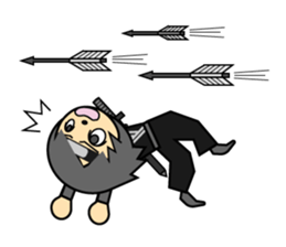 Good looking guy ninja sticker #5776126