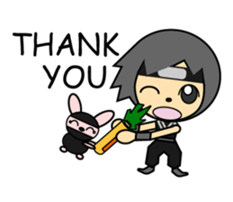 Good looking guy ninja sticker #5776129