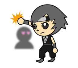 Good looking guy ninja sticker #5776134