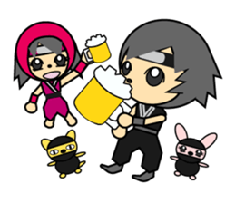 Good looking guy ninja sticker #5776136