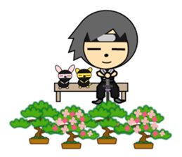 Good looking guy ninja sticker #5776148