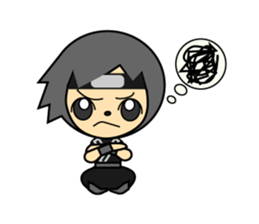 Good looking guy ninja sticker #5776149