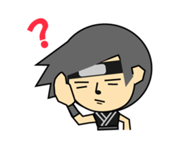 Good looking guy ninja sticker #5776150