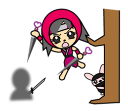 Good looking guy ninja sticker #5776151