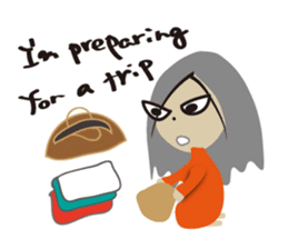 Mani's trips in Japan -English ver.- sticker #5776492