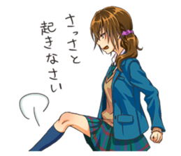 Girl of childhood friend sticker #5776729