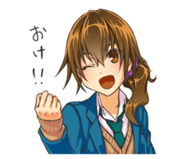 Girl of childhood friend sticker #5776730