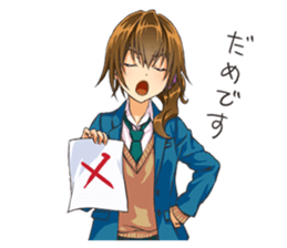 Girl of childhood friend sticker #5776731