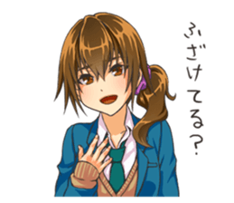 Girl of childhood friend sticker #5776734