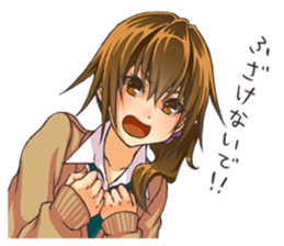 Girl of childhood friend sticker #5776735