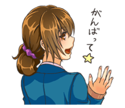 Girl of childhood friend sticker #5776741