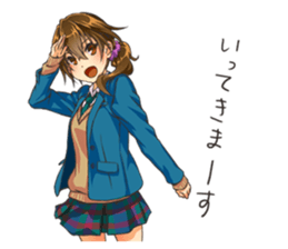 Girl of childhood friend sticker #5776746