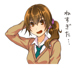 Girl of childhood friend sticker #5776753