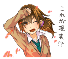 Girl of childhood friend sticker #5776760