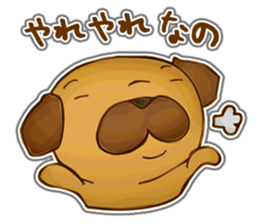 Feeling of Miniature Pug sticker #5777025
