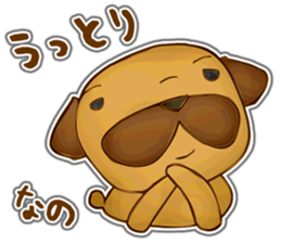 Feeling of Miniature Pug sticker #5777027