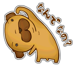 Feeling of Miniature Pug sticker #5777036