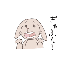 Daily life of a rabbit and a chick  3rd sticker #5777050