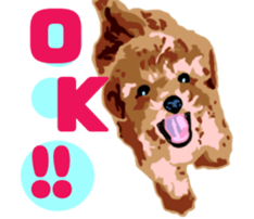Jump Out! Toy Poodle(English ver.) sticker #5777085