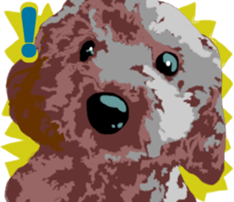 Jump Out! Toy Poodle(English ver.) sticker #5777094