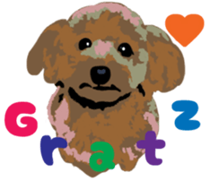 Jump Out! Toy Poodle(English ver.) sticker #5777096