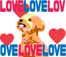 Jump Out! Toy Poodle(English ver.) sticker #5777097