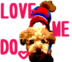 Jump Out! Toy Poodle(English ver.) sticker #5777101